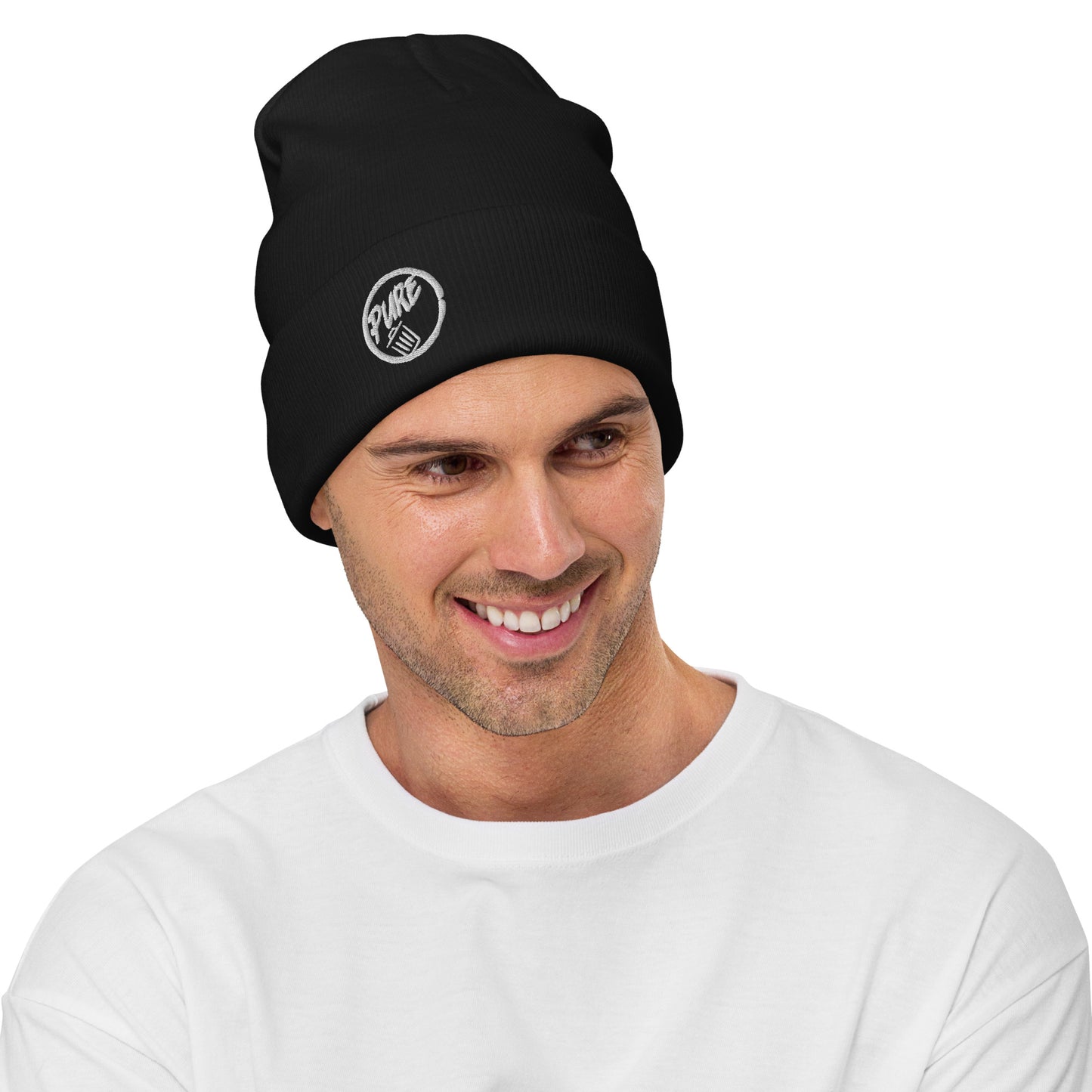 Pure Trash Embroidered Beanie