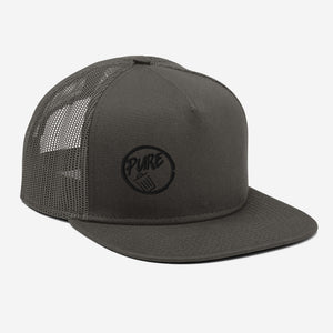 Pure Trash - Mesh Back Snapback